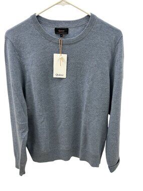 NWT Quince 100% Mongolian Cashmere Blue Sweater - Women's Size L